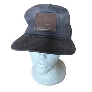 New Era Black Baseball Cap Logo Hat Adjustable Straps One Size Fits Most SXSW